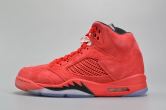 Air Jordan 5 "Flight Suit" red mens 136027-602