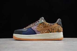 2019 Air Force 1 Low Travis Scott Cactus Jack Purple / Black - CN2405-900