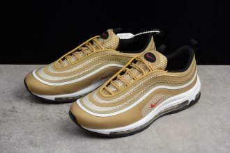 nike mens AIR MAX 97 ULTRA "17 OG "METALLIC GOLD" 918356-700