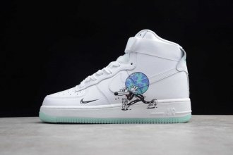 2019 Air Force 1 High Flyleather Steve Harrington Earth Day - CI5545-100