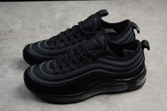 nike MAX 97 UL 17 SE ULTRA TRIPLE BLACK SOCK-LIKE 924452-001