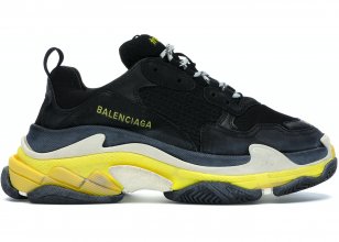 Balenciaga Triple S Black And Yellow