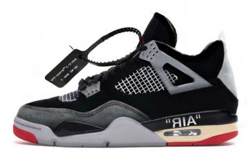 OFF-WHITE X Air Jordan 4 Bred?