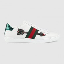 Gucci Ace Crystal Embroidered Arrow