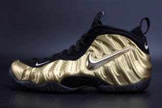 Air Foamposite Pro "Metallic Gold" Black mens 624041-701