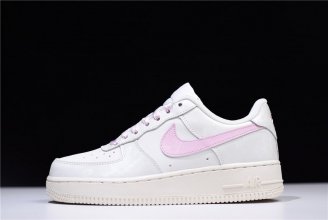 Nike Air Force One 1 Low Sail Artic Pink Satin GS Womens 314219-130