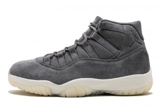 Air Jordan 11 Retro Pinnacle Grey Suede