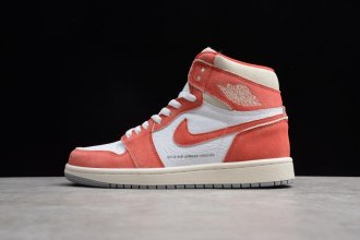 Air Jordan 1 Retro High OG White / Orange - 555088-116